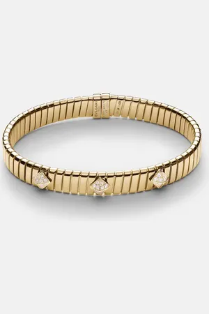Bvlgari Tubogas 18kt bracelet with diamonds