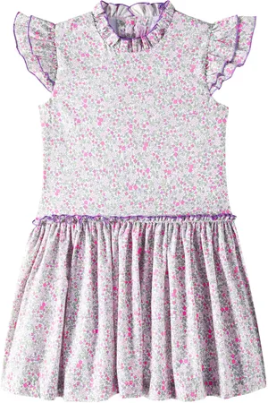 La Coqueta Filomela floral cotton dress