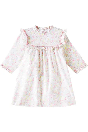 La Coqueta Cuadras printed ruffled cotton dress