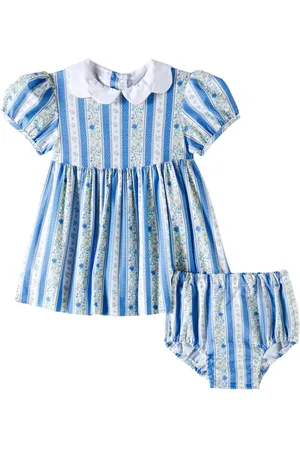 La Coqueta Baby Hestia cotton dress and bloomers set
