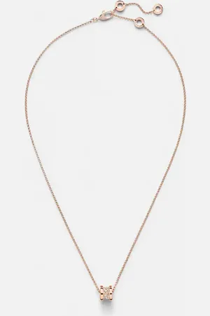 Bvlgari B.zero1 18kt rose gold pendant necklace with diamonds