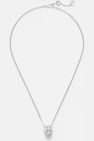 Bvlgari Serpenti Viper 18kt white gold pendant necklace with diamonds