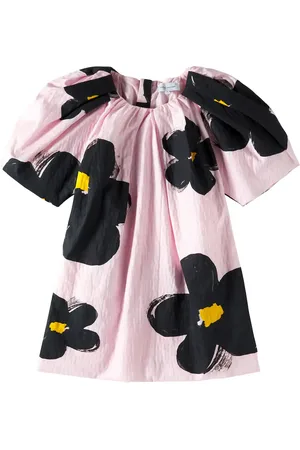Marc Jacobs Floral gathered cotton poplin dress