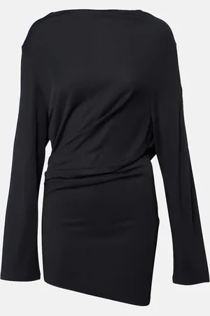 Jacquemus CroisiÃ¨re draped jersey minidress