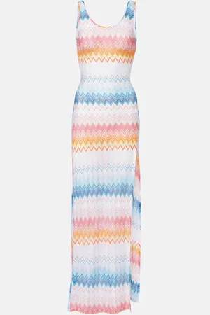 Missoni Zigzag lamÃ© beach dress