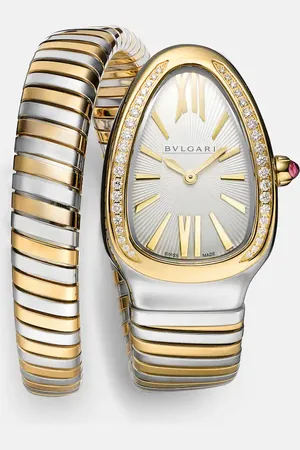 Bvlgari Serpenti Tubogas watch with diamonds