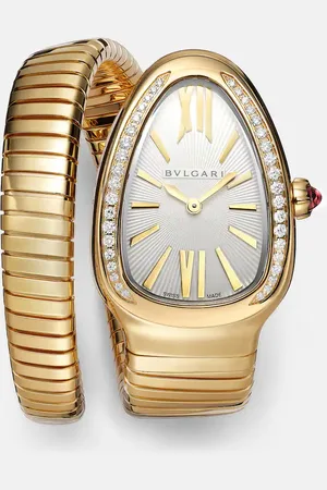 Bvlgari Serpenti Tubogas 18kt watch with diamonds
