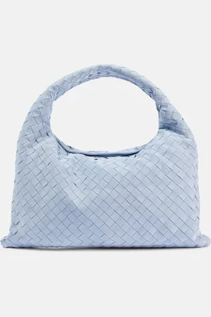 Bottega Veneta Hop Intrecciato Small suede tote bag