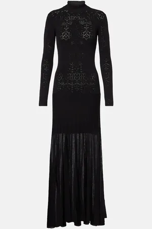 Isabel Marant Gisole pointelle turtleneck maxi dress
