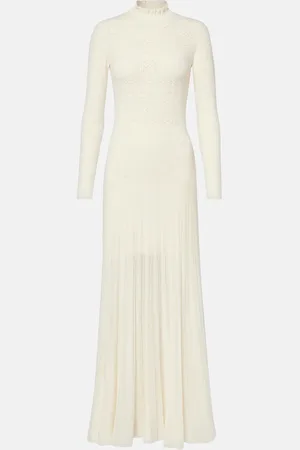 Isabel Marant Gisole pointelle turtleneck maxi dress