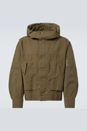 DRIES VAN NOTEN Hooded cotton jacket