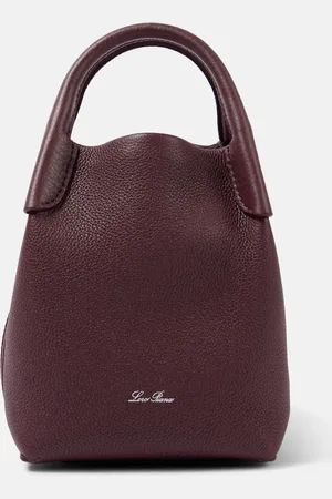 Loro Piana Bale Mini leather shoulder bag