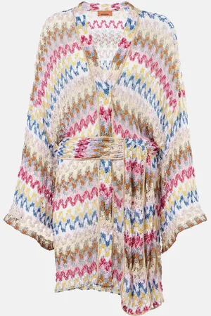 Missoni Zigzag crochet wrap cardigan