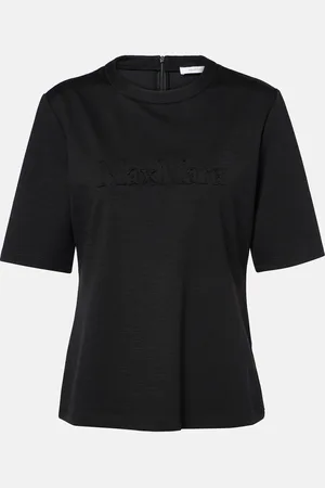 Max Mara Peter embroidered wool T-shirt
