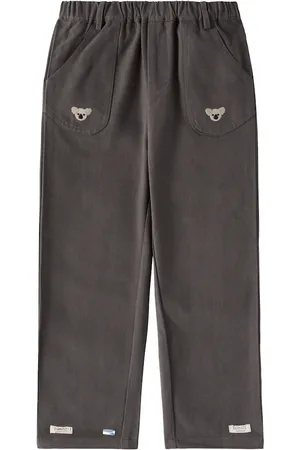 Donsje Kassim embroidered cotton straight pants