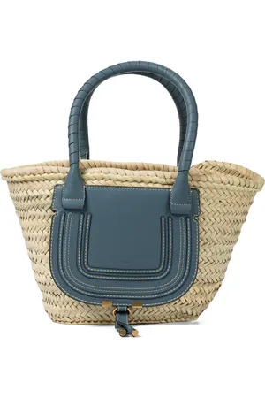 Chloé ChloÃ© Marcie Medium raffia basket bag