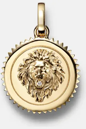 Foundrae Strength Medium 18kt pendant with diamond