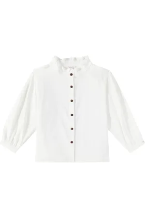 Donsje Fini ruffled cotton blouse