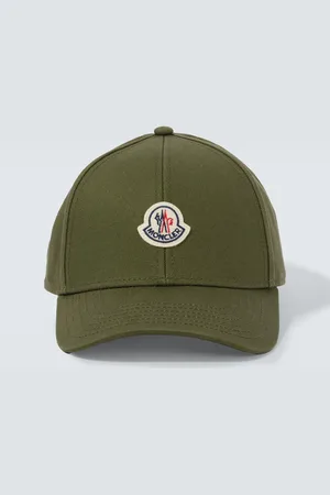Moncler Logo cotton gabardine baseball cap