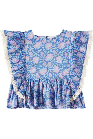 Louise Misha Ines floral cotton top