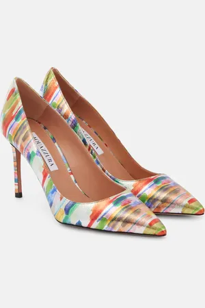 Aquazzura Purist 85 leather pumps