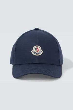 Moncler Logo cotton gabardine baseball cap