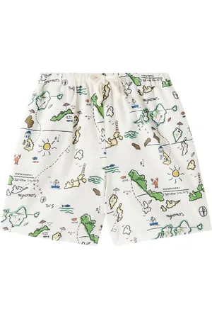 The New Society Arkoi printed cotton Bermuda shorts