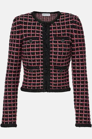 Self-Portrait Checked cardigan