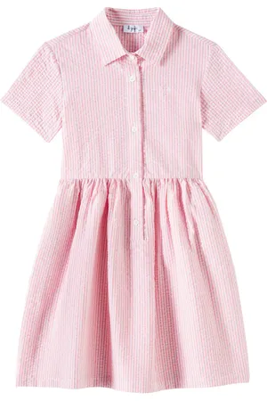 Il gufo Striped cotton dress