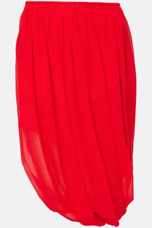 JACQUES WEI Chiffon midi skirt