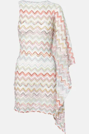 Missoni Zigzag lamÃ© beach cover-up