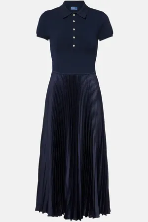 Ralph Lauren PlissÃ© polo dress