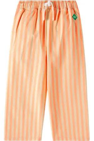 Tiny Cottons Striped cotton straight pants