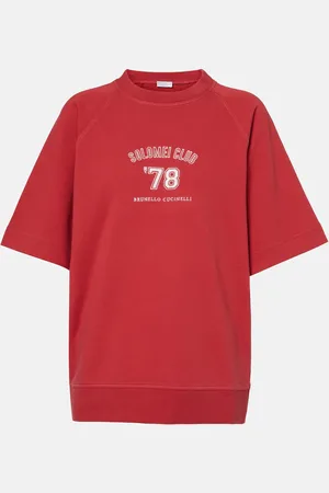 Brunello Cucinelli Logo cotton jersey T-shirt