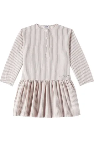 Il gufo Striped dress