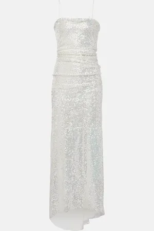 JACQUES WEI Sequined slip dress