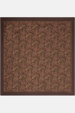 Saint Laurent Paisley silk scarf
