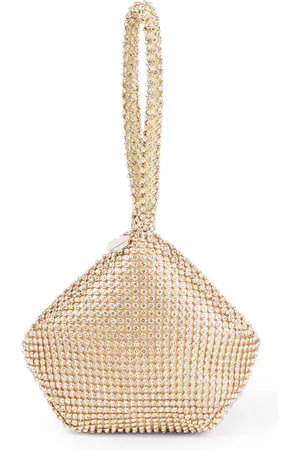 MONNALISA Crystal-embellished tote bag