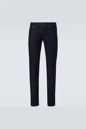Kiton Low-rise slim jeans