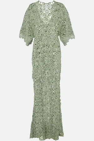 Norma Kamali Obie cotton-blend gown