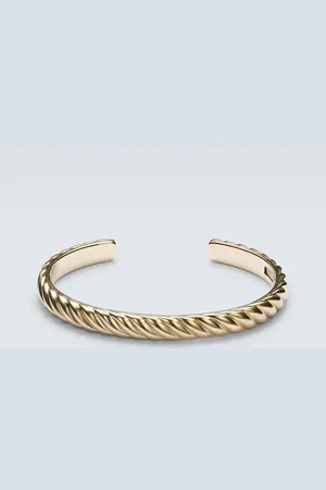 David Yurman Sculpted Cable 18kt cuff bracelet