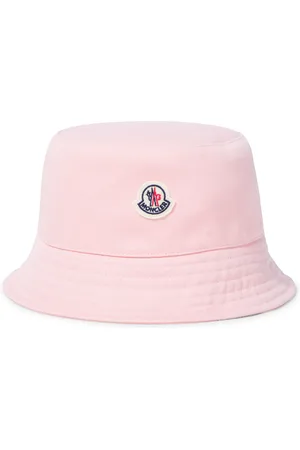 Moncler Logo cotton canvas bucket hat