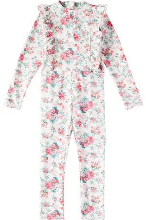Louise Misha Linette floral rashguard swimsuit
