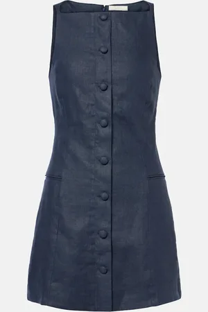 FAITHFULL THE BRAND Ambra linen minidress