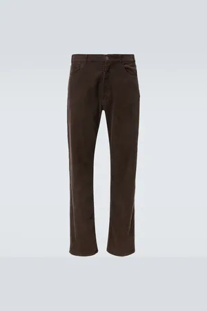 The Row Burt cotton corduroy straight pants