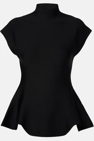 Khaite Andra peplum top