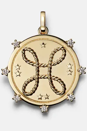 Foundrae Love 18kt pendant with diamonds