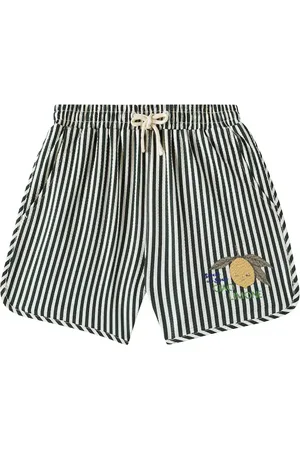 Konges Sløjd Konges SlÃ¸jd Seer Asnou striped seersucker swim trunks