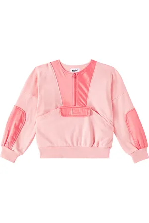 Molo Malissa cotton jersey half-zip sweatshirt