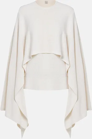 Totême Knitted silk cape